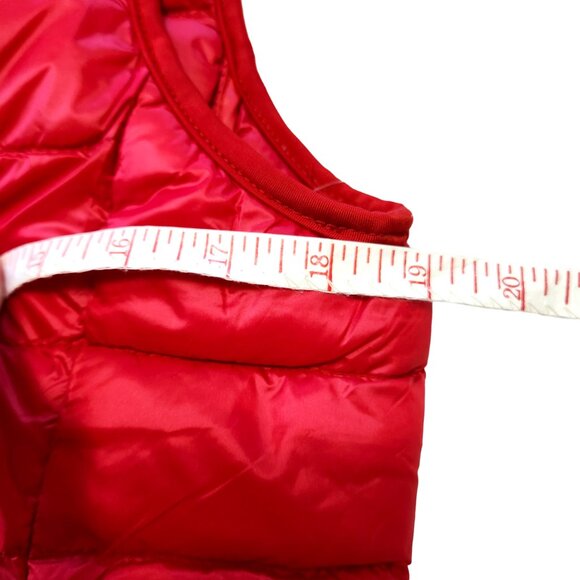 NWT 89th & Madison Red Lightweight Packable Down Vest Size M - Picture 12 of 15